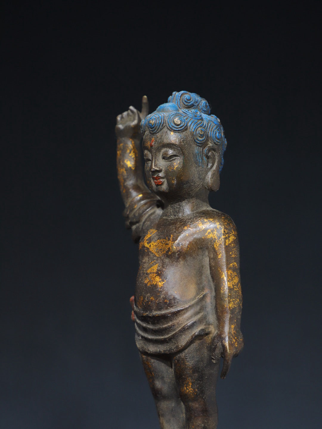 Chinese antique pure copper Buddha statue