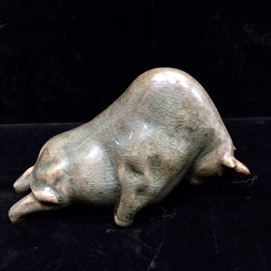 Chinese antique porcelain ox