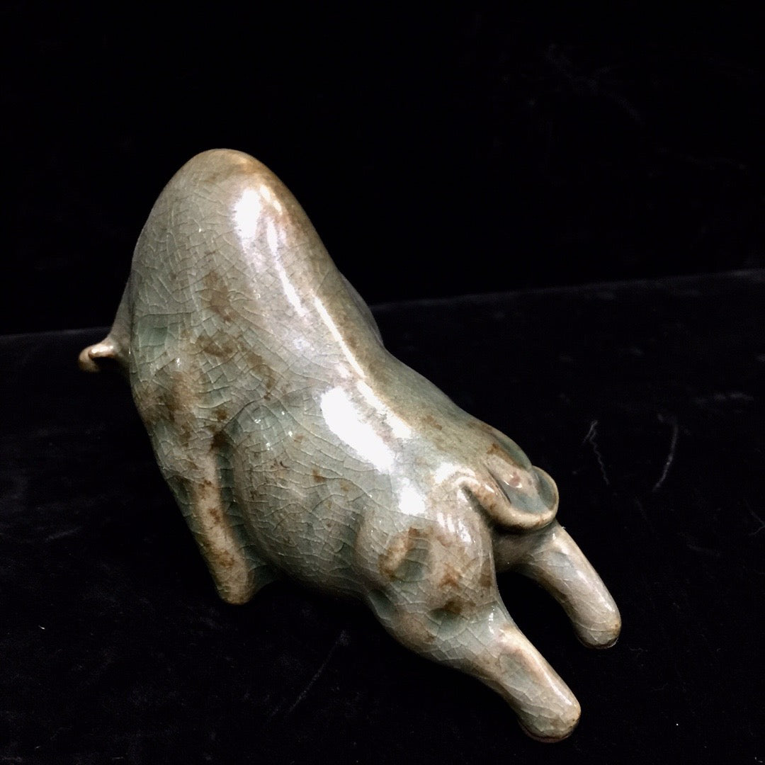 Chinese antique porcelain ox