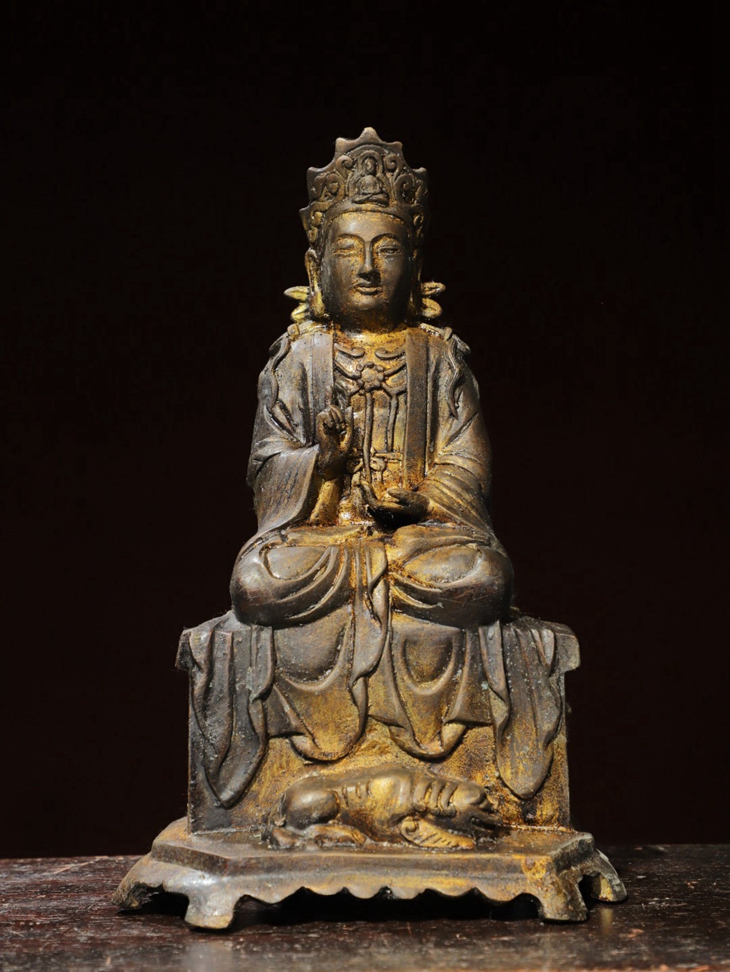 Bronze Plated Avalokitesvara Statue