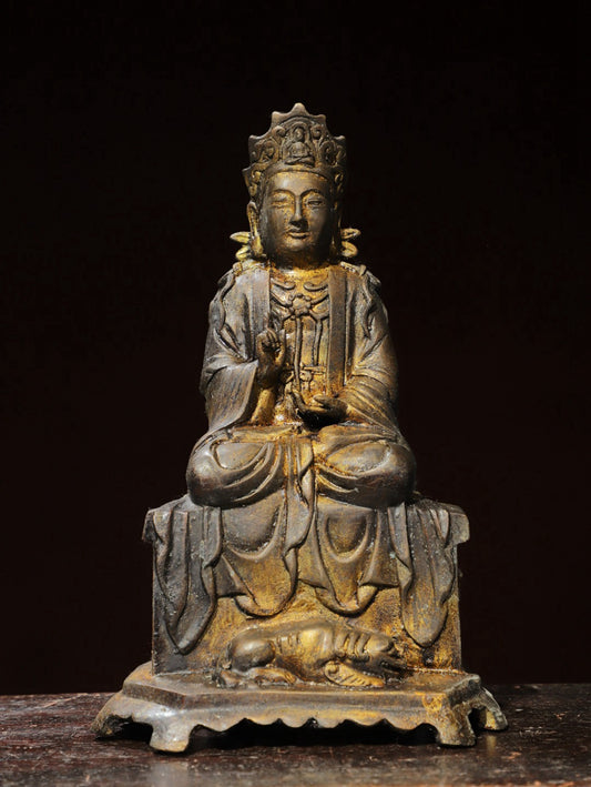 Bronze Plated Avalokitesvara Statue