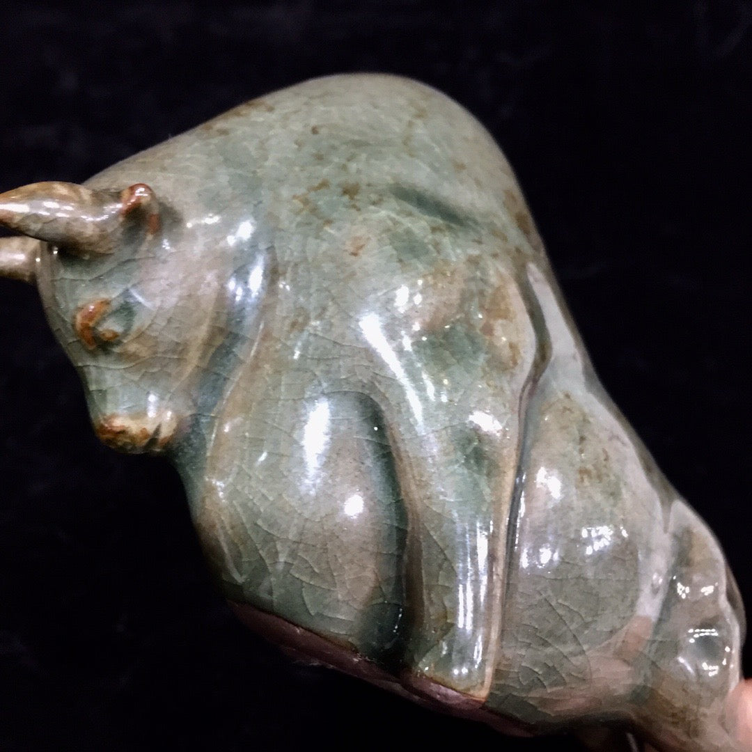 Chinese antique porcelain ox