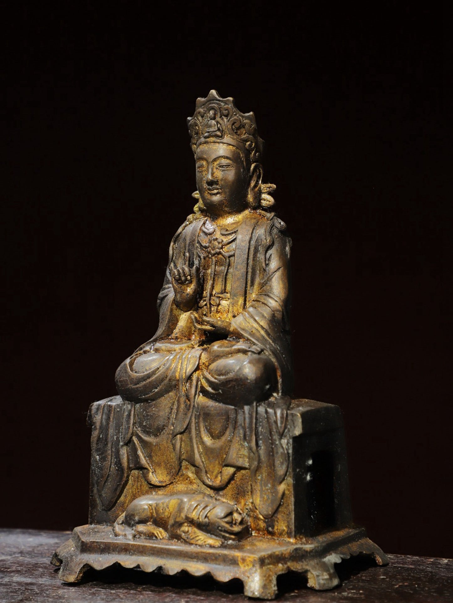 Bronze Plated Avalokitesvara Statue