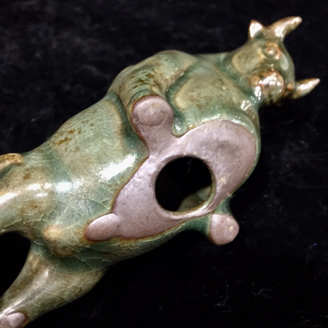 Chinese antique porcelain ox