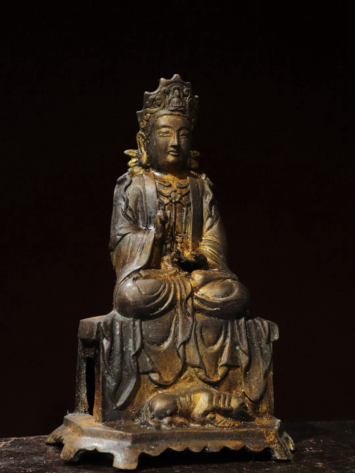 Bronze Plated Avalokitesvara Statue