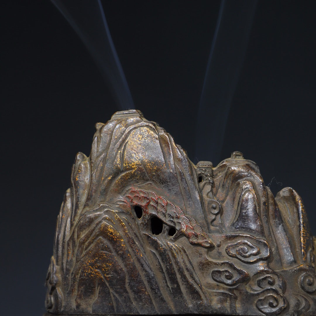 Chinese antique pure copper incense burner