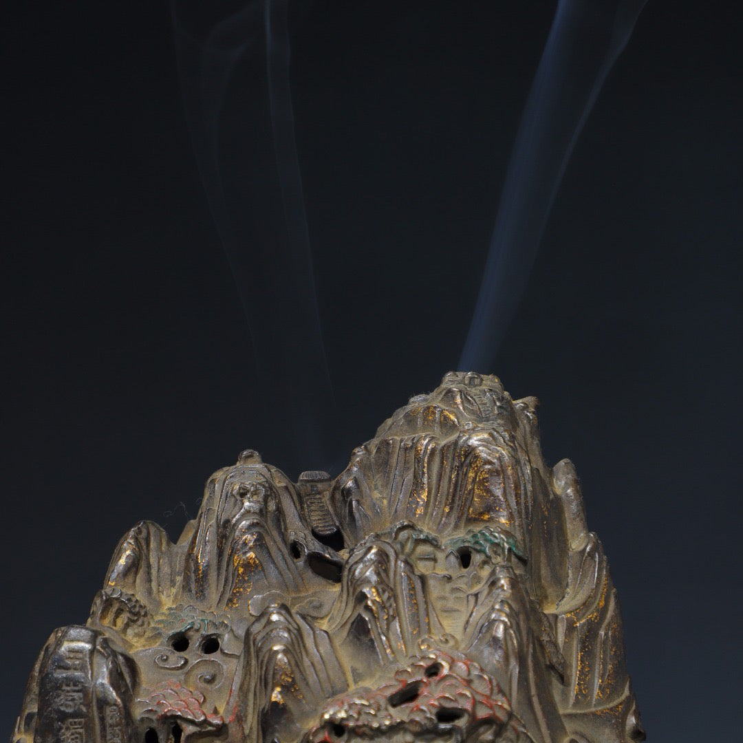 Chinese antique pure copper incense burner