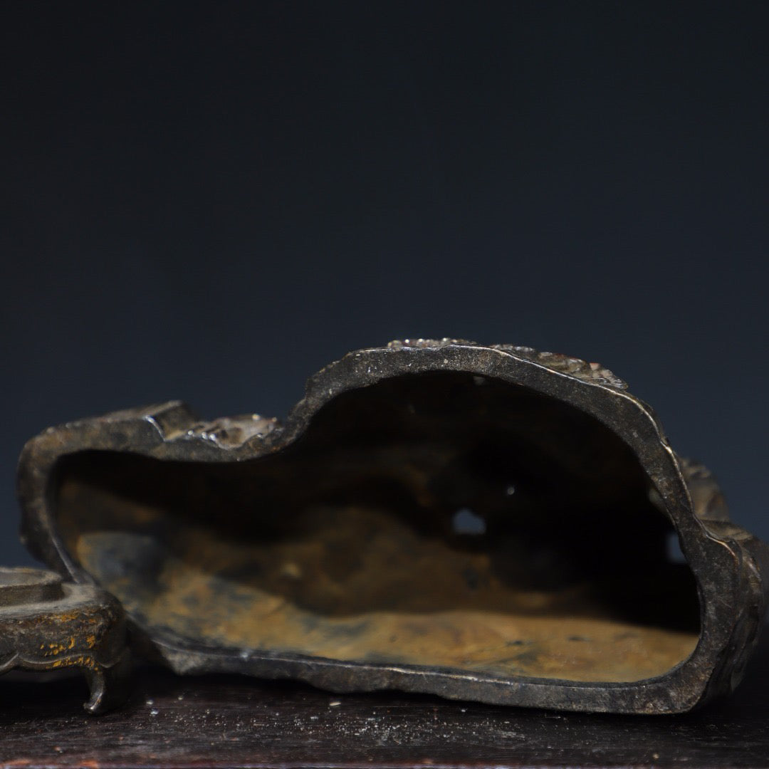 Chinese antique pure copper incense burner