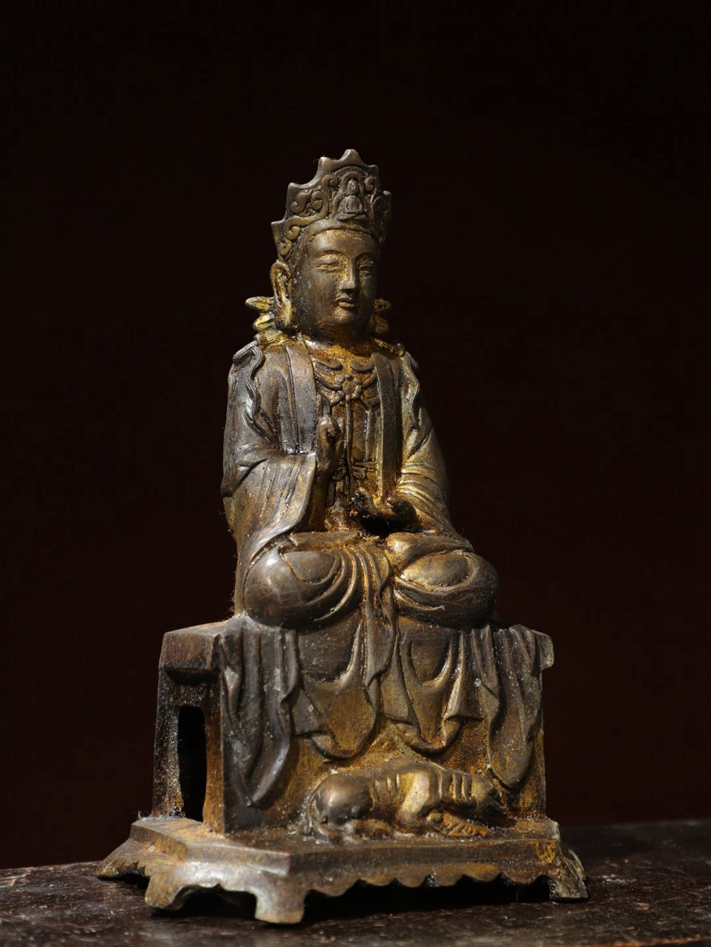 Bronze Plated Avalokitesvara Statue