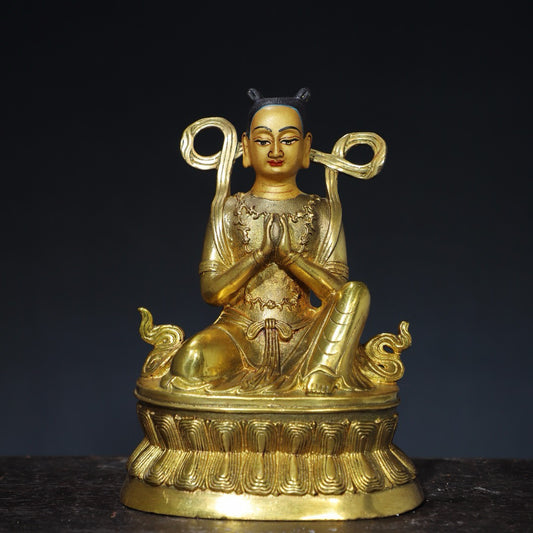 Chinese antique pure copper Buddha statue