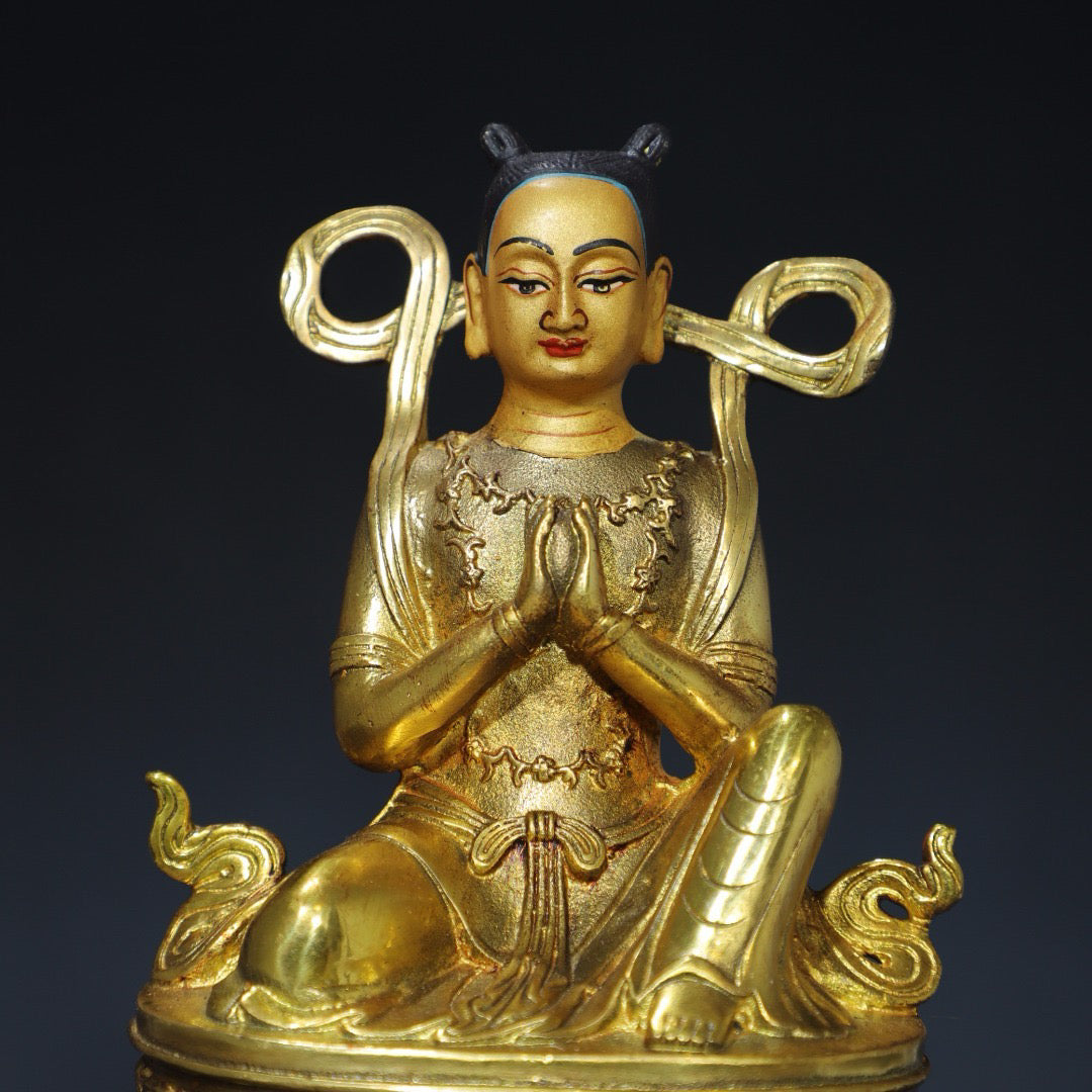 Chinese antique pure copper Buddha statue