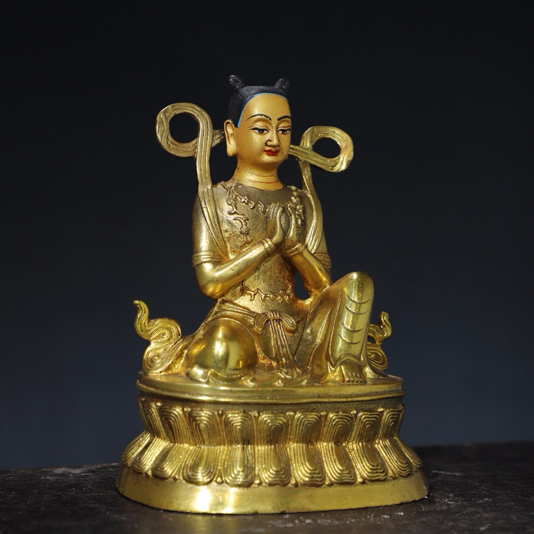 Chinese antique pure copper Buddha statue