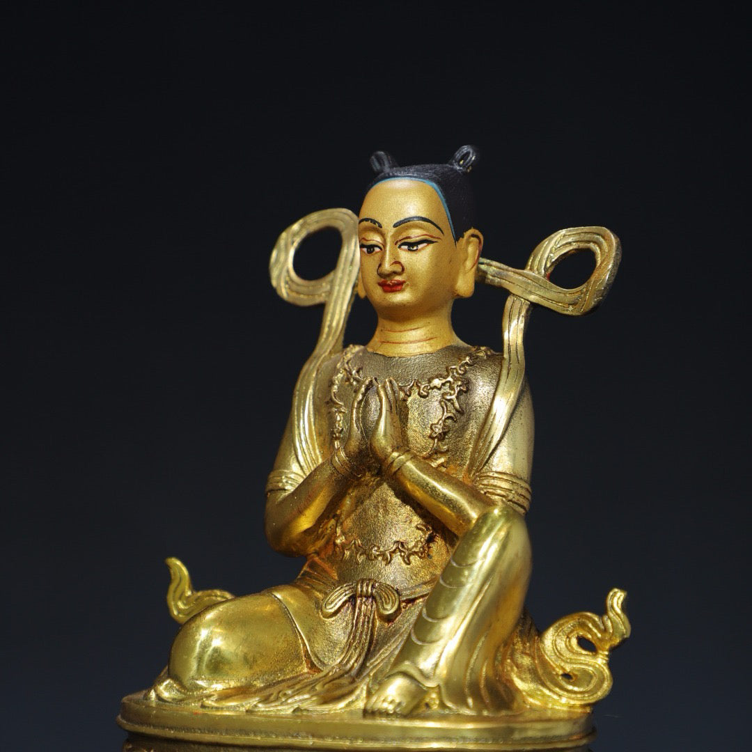 Chinese antique pure copper Buddha statue