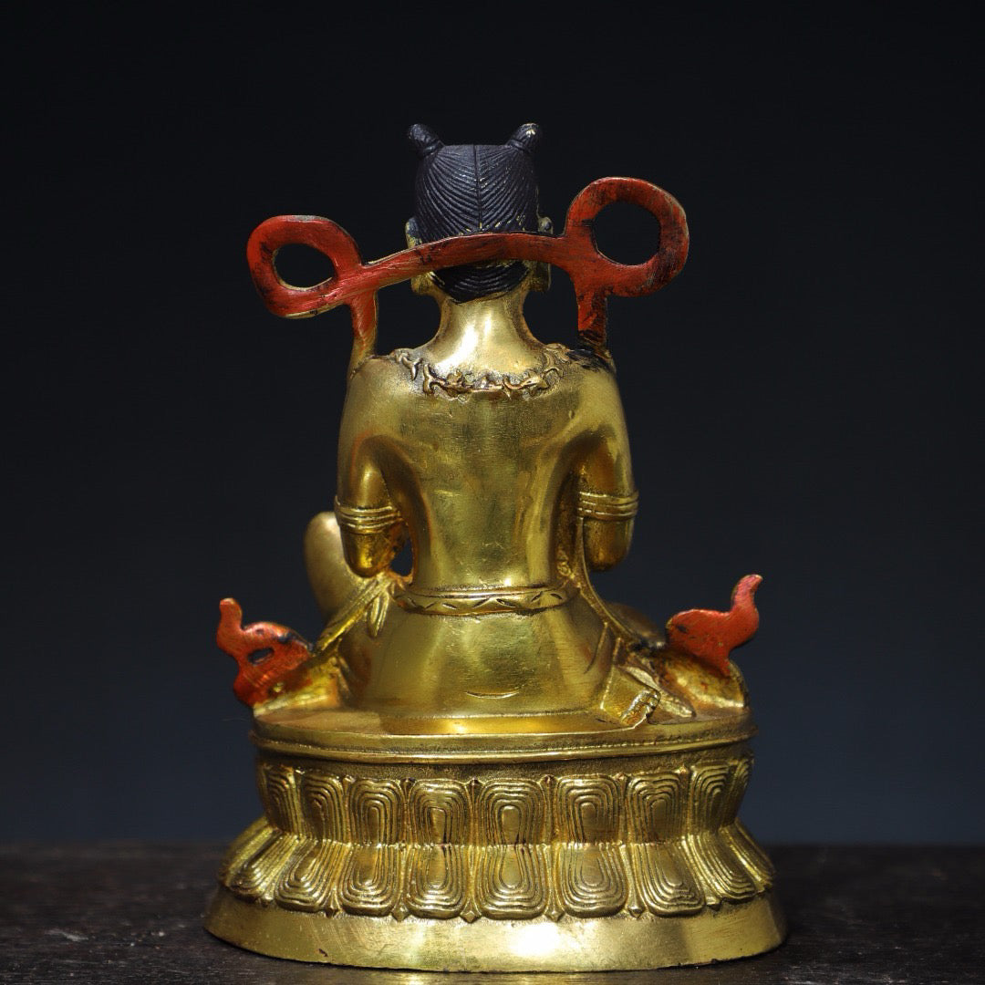 Chinese antique pure copper Buddha statue