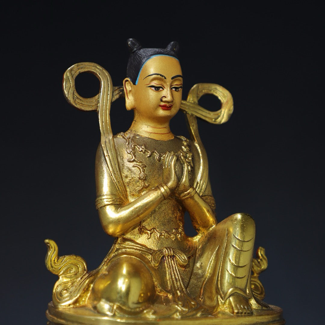 Chinese antique pure copper Buddha statue