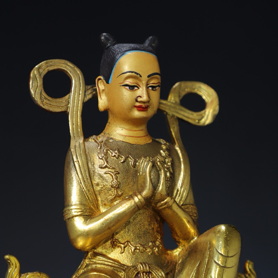Chinese antique pure copper Buddha statue