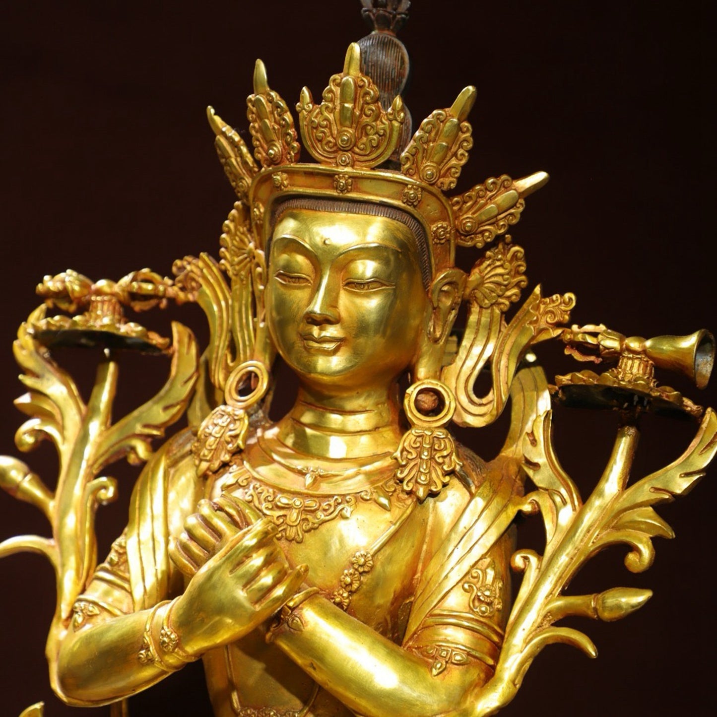 Bronze Plated Tara Statue