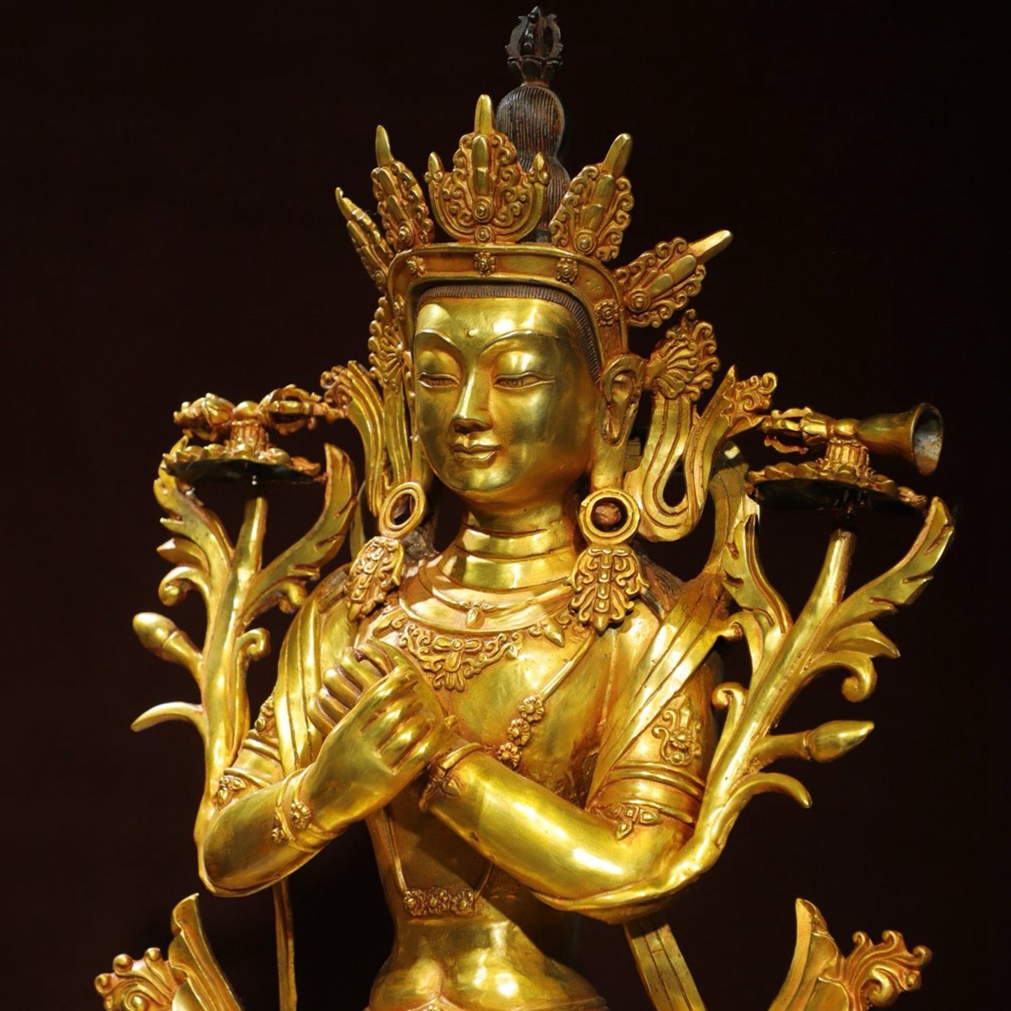 Bronze Plated Tara Statue
