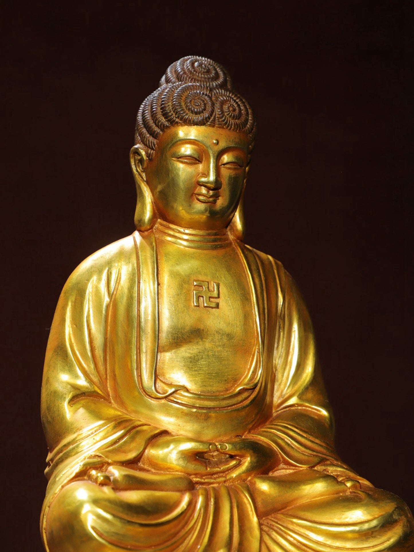 Bronze Plated [Glass Medicine Buddha] Statue