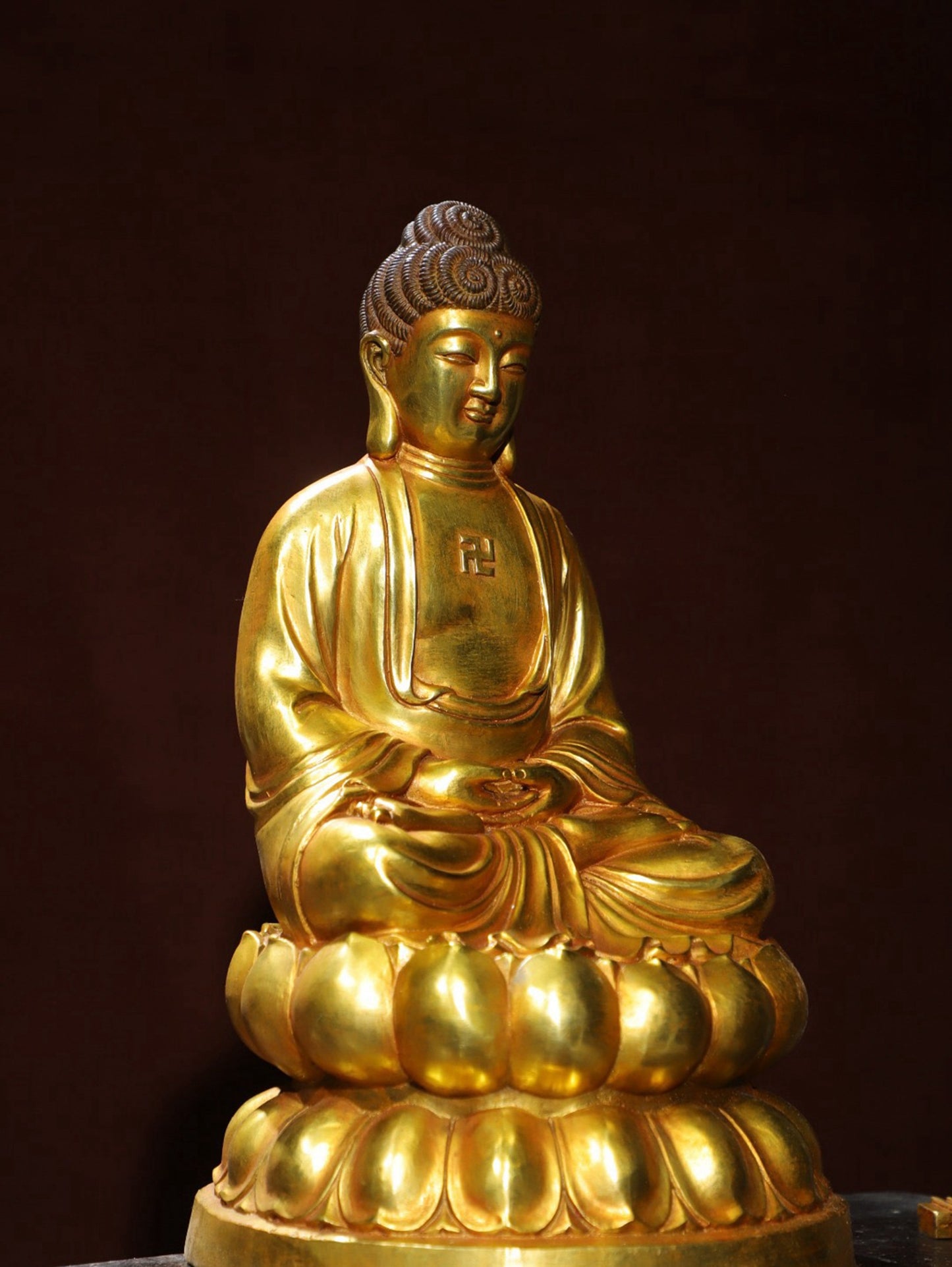 Bronze Plated [Glass Medicine Buddha] Statue