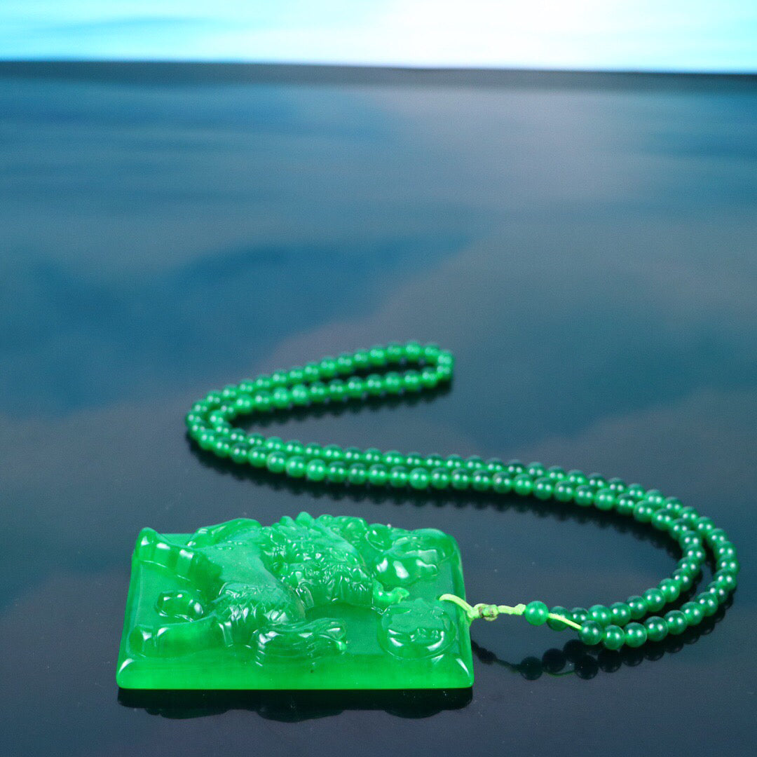 Chinese antique high ice [Pixiu brand]