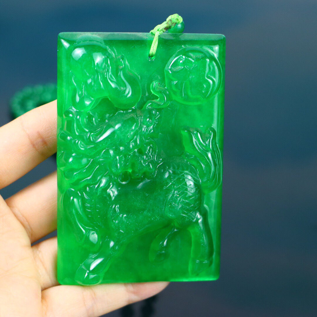 Chinese antique high ice [Pixiu brand]