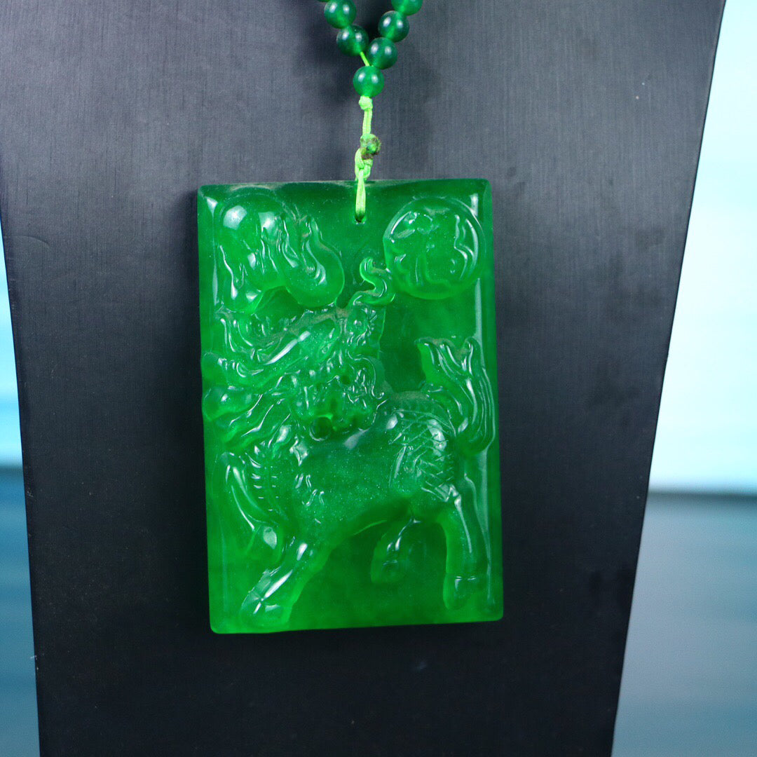 Chinese antique high ice [Pixiu brand]