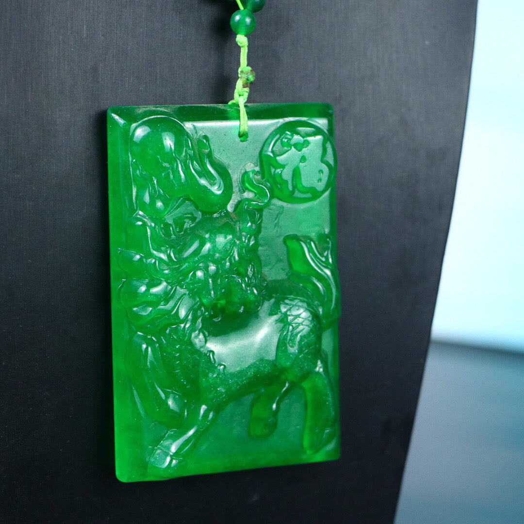 Chinese antique high ice [Pixiu brand]