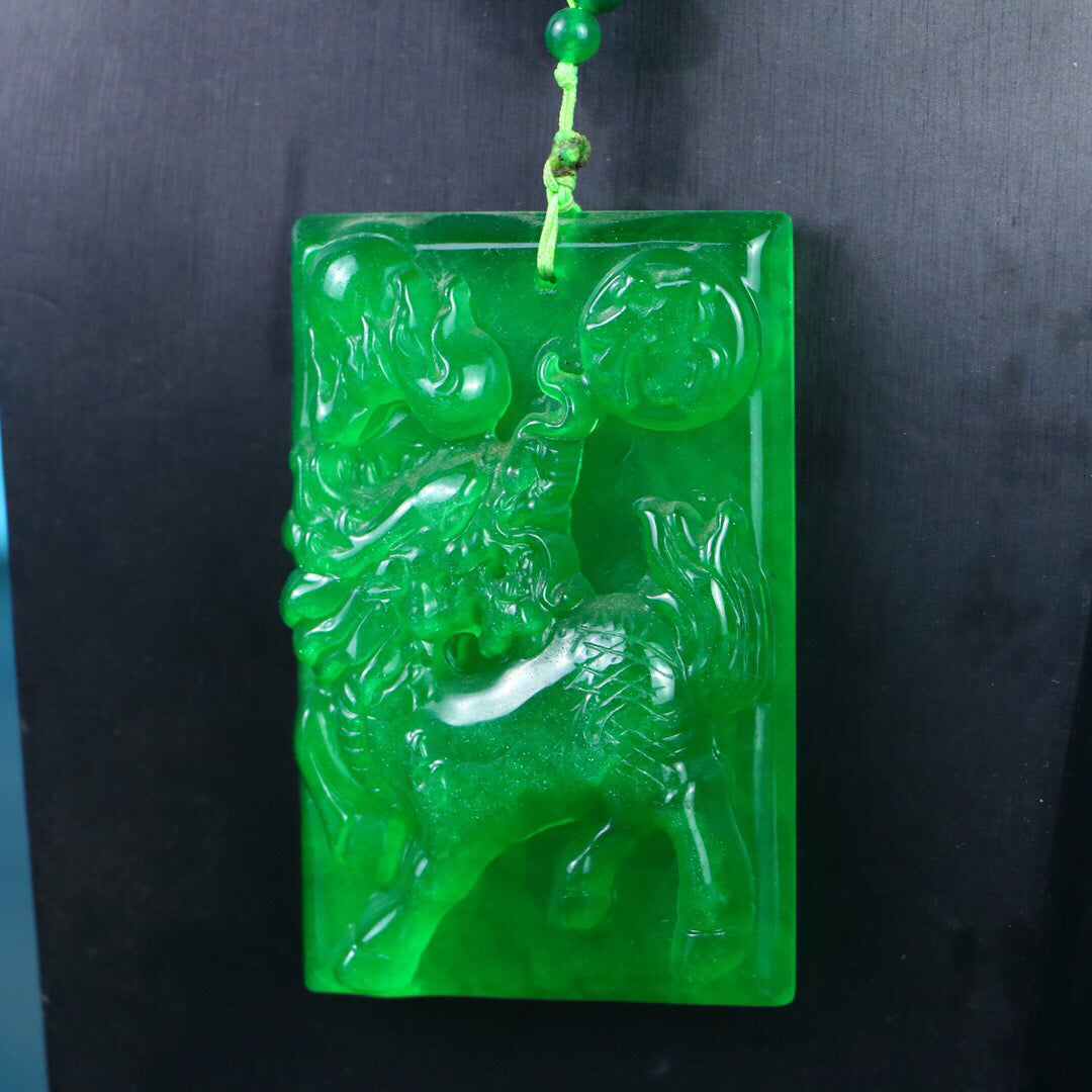 Chinese antique high ice [Pixiu brand]