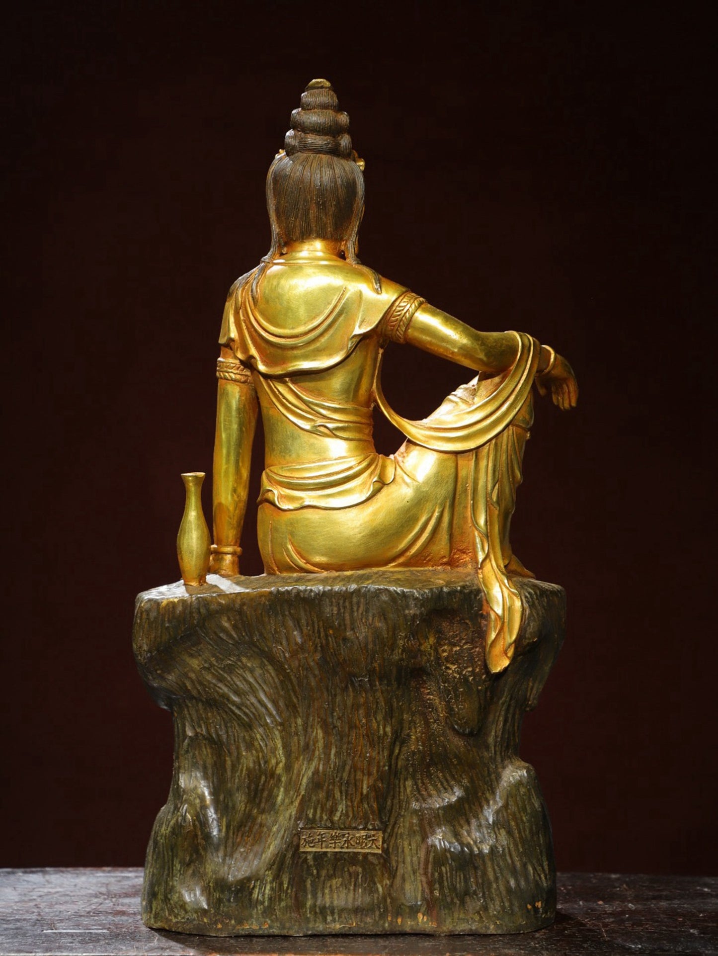 Bronze Plated Avalokitesvara Statue