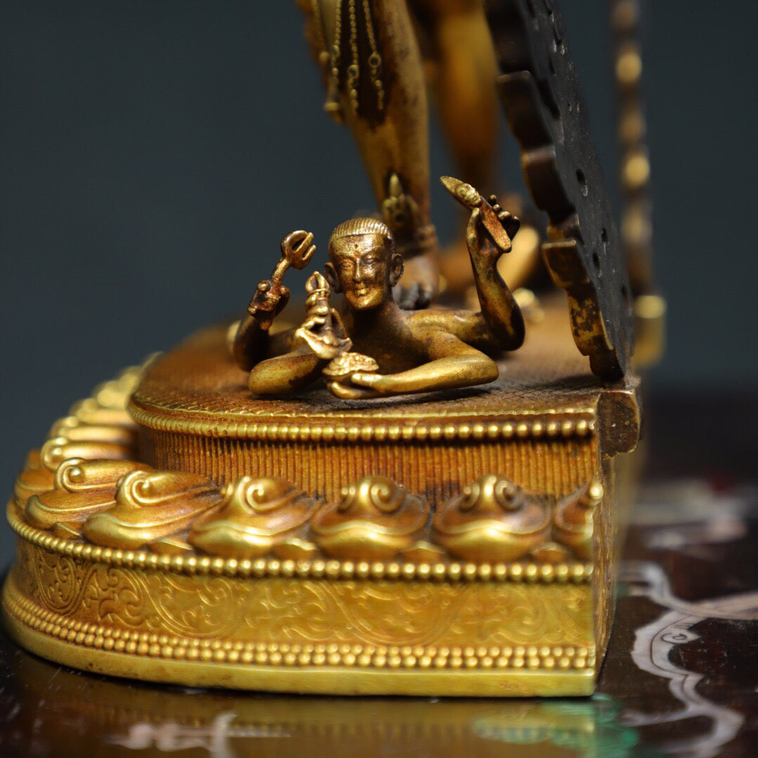 Chinese antique pure copper [Void Mother] Buddha statue