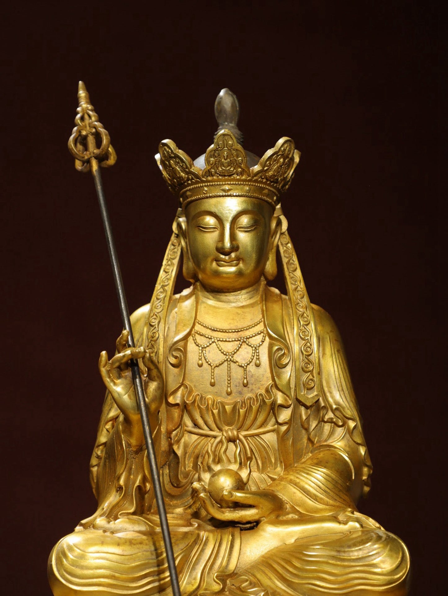Bronze Plated Buddha Statue