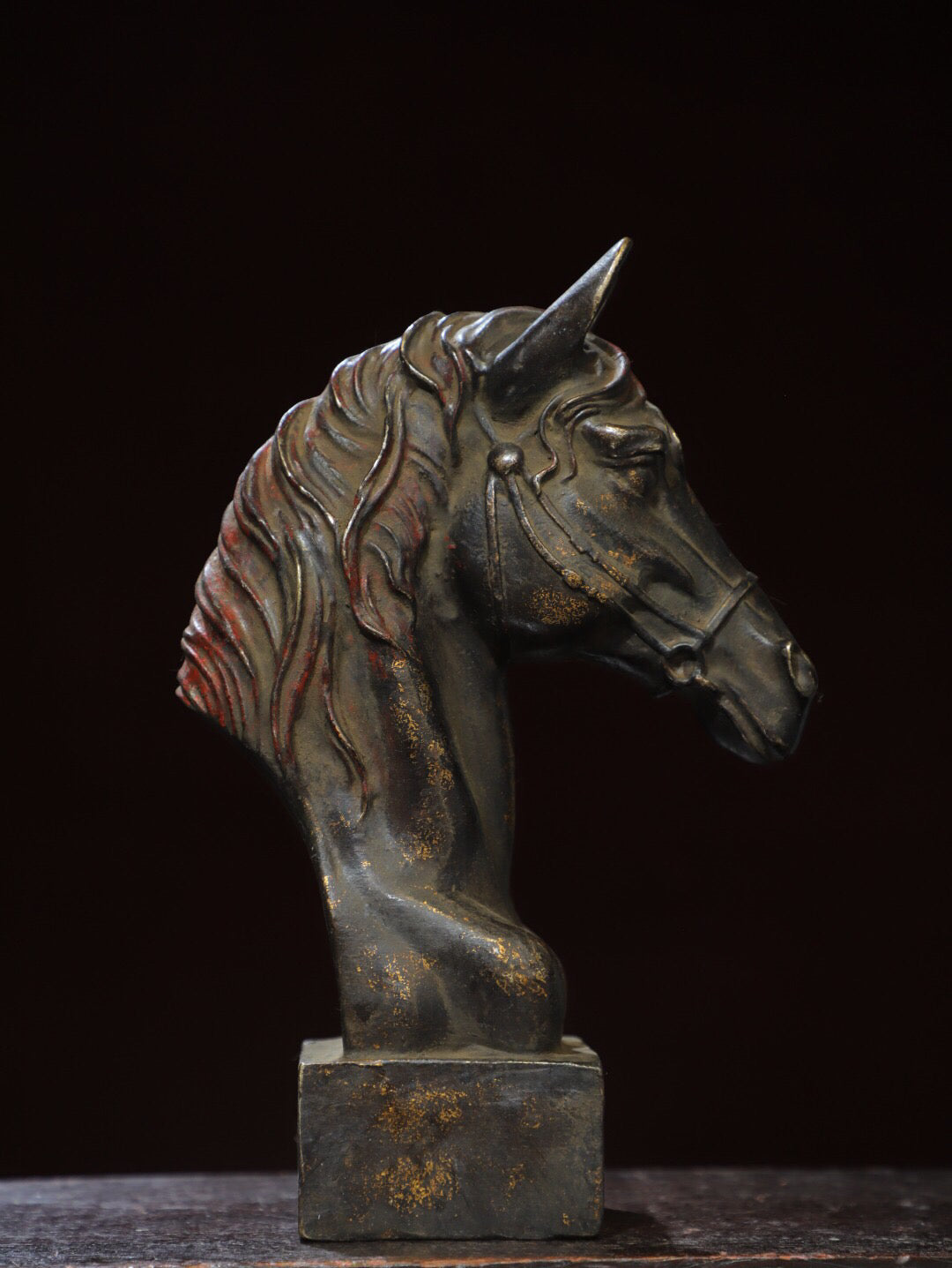 Chinese antique pure copper horse ornaments