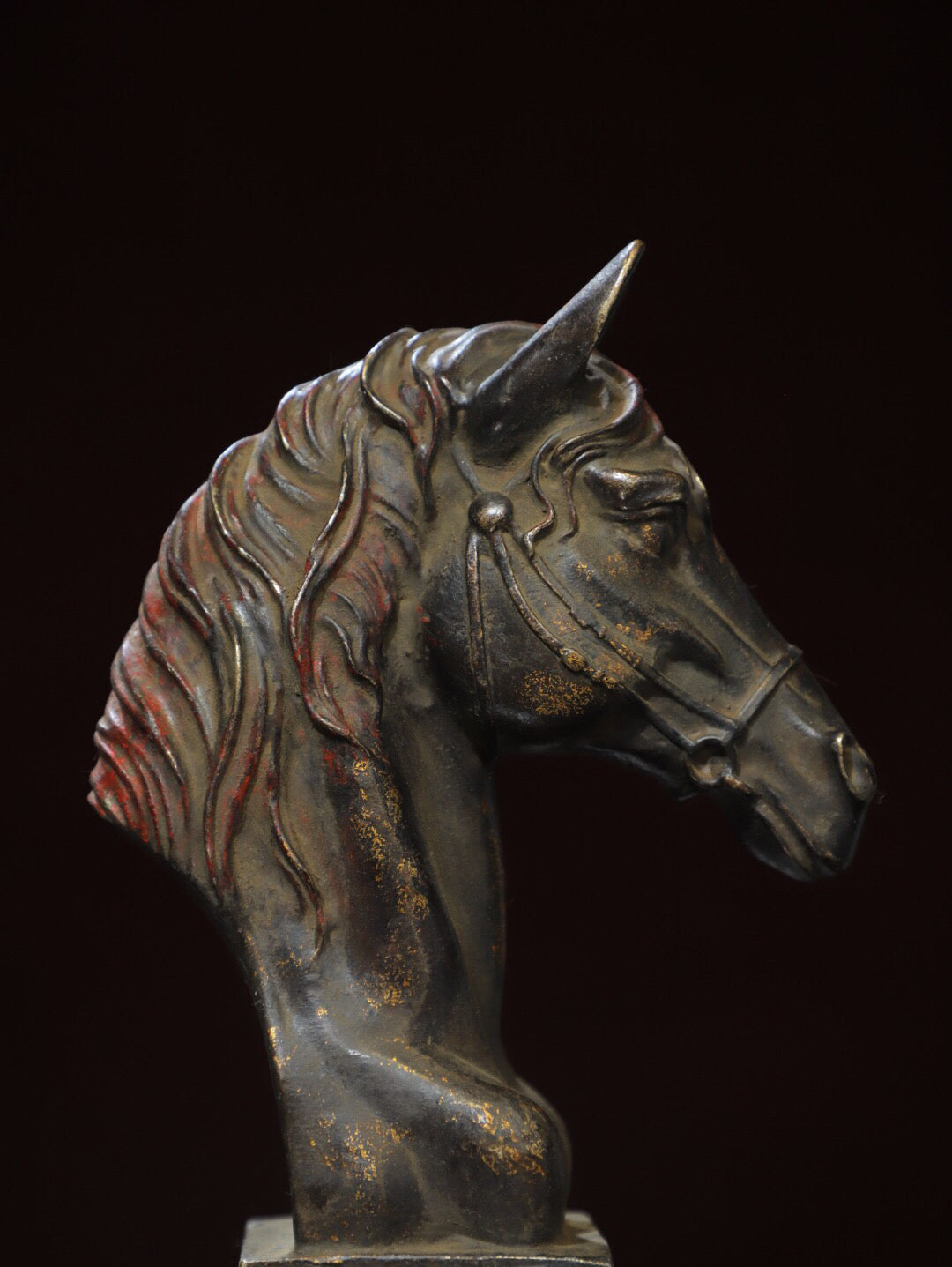 Chinese antique pure copper horse ornaments