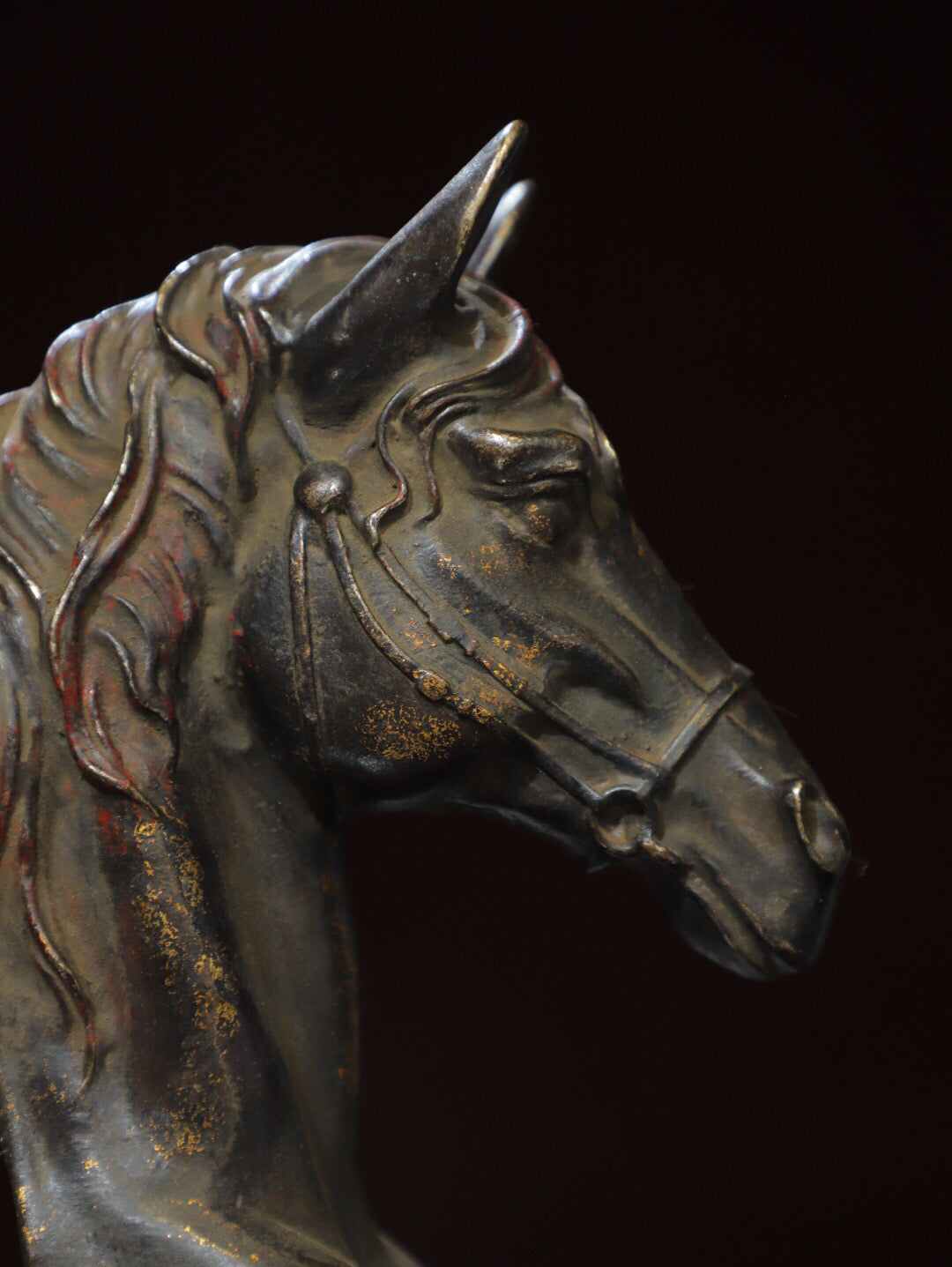 Chinese antique pure copper horse ornaments