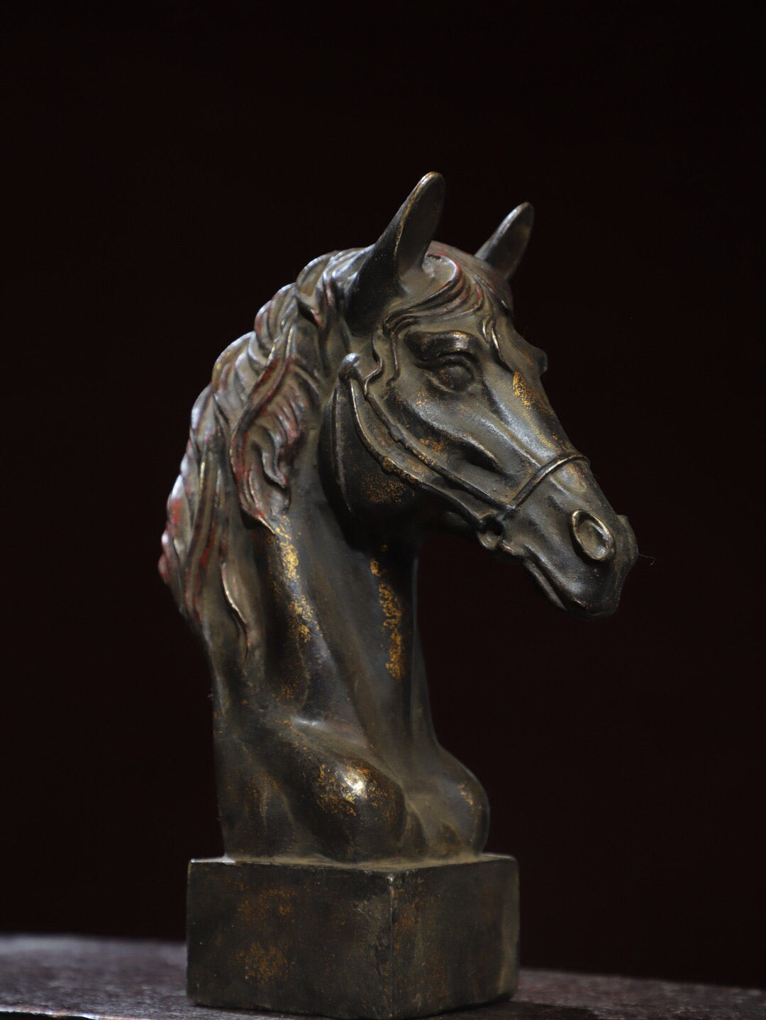Chinese antique pure copper horse ornaments