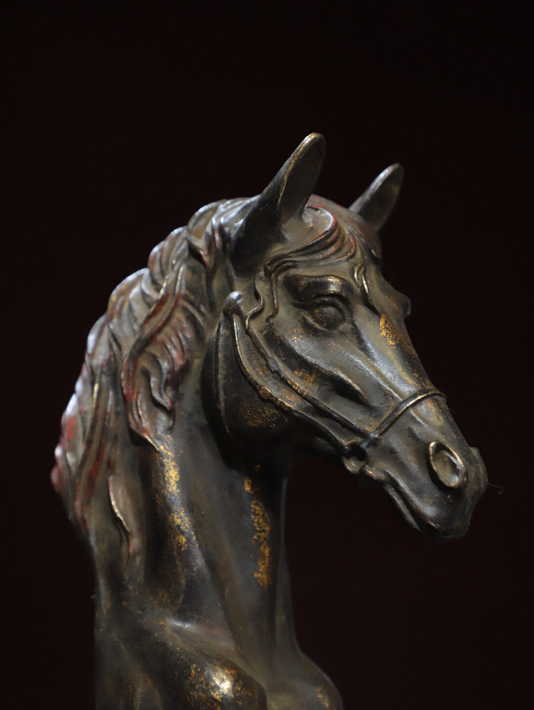 Chinese antique pure copper horse ornaments