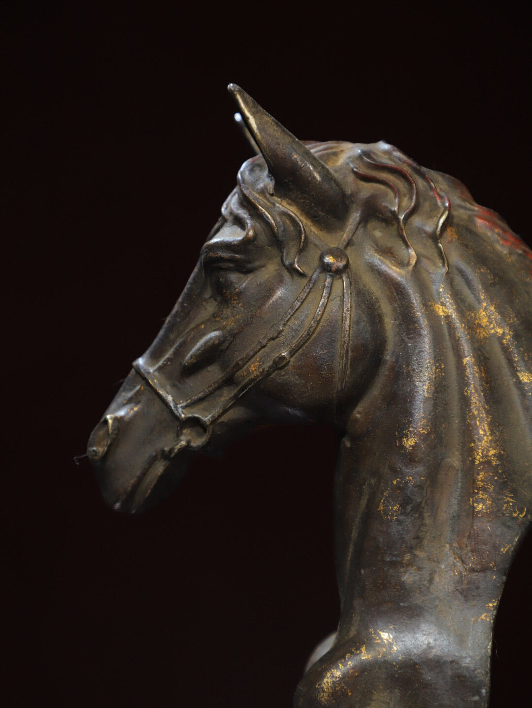 Chinese antique pure copper horse ornaments