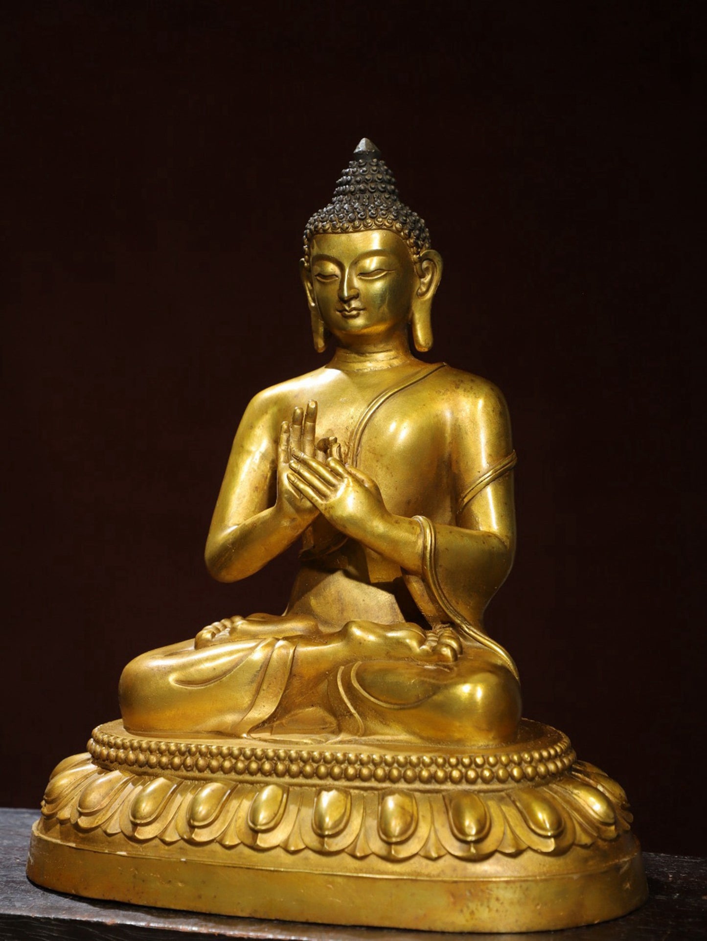Bronze Plated Statue of the Great Sun Tathagata