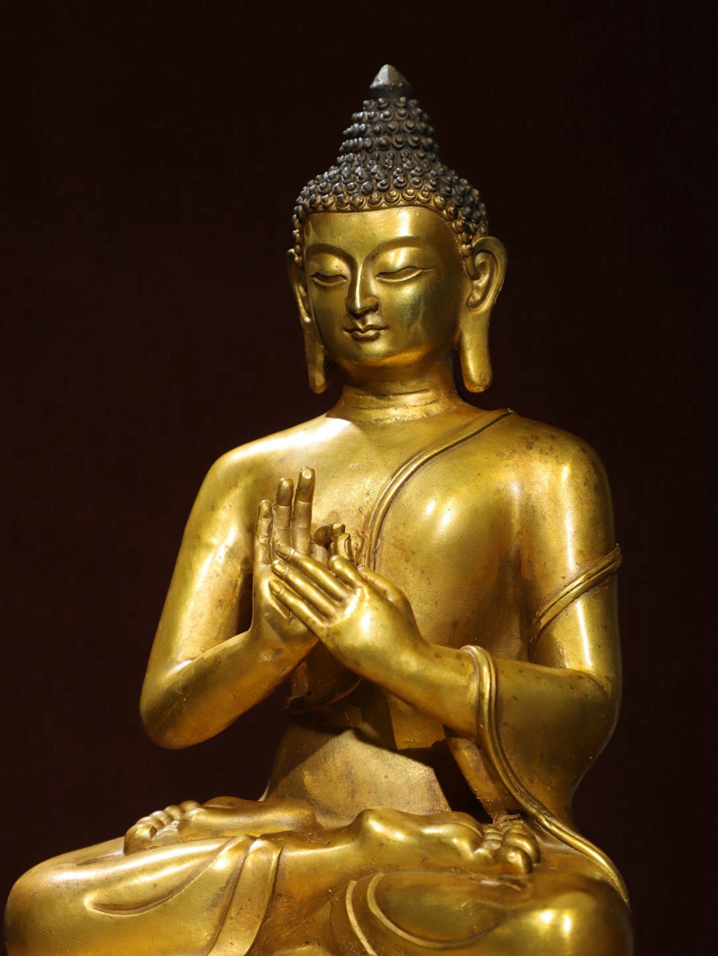 Bronze Plated Statue of the Great Sun Tathagata