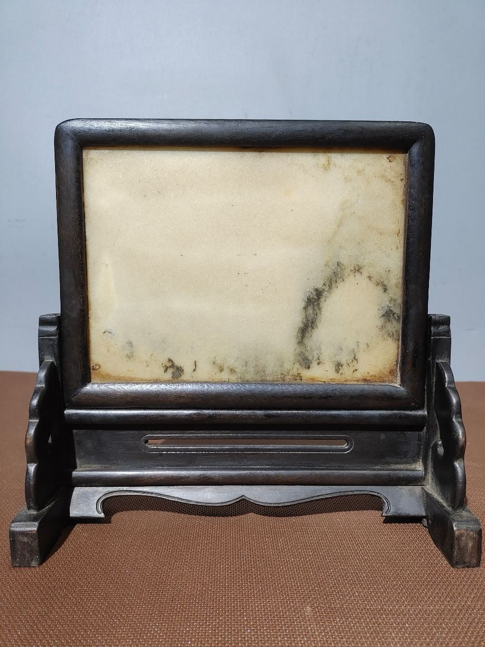 Chinese antique ebony screen insert
