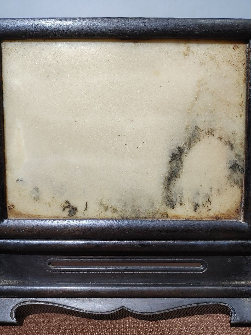 Chinese antique ebony screen insert