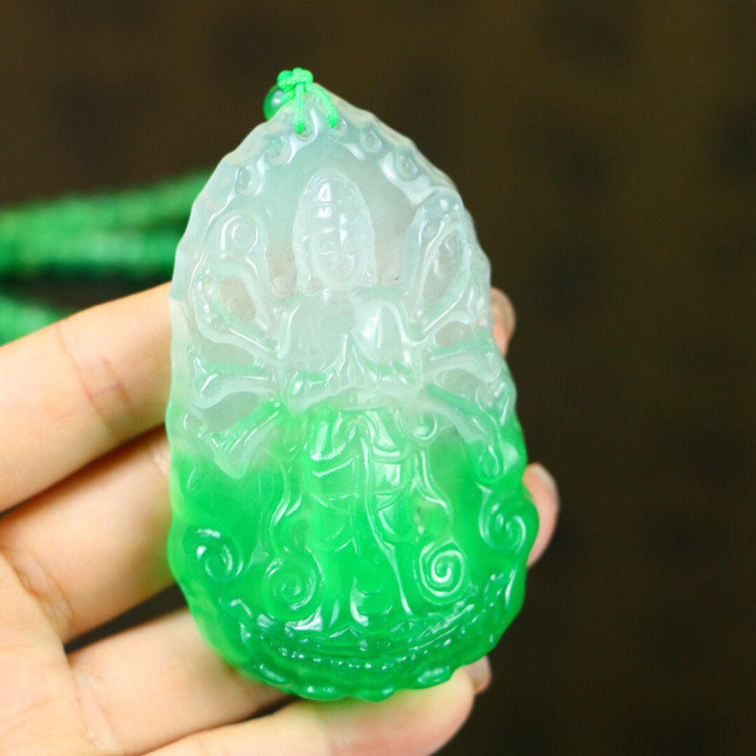 Chinese Antique High Ice [Thousand Hand Guanyin Brand]