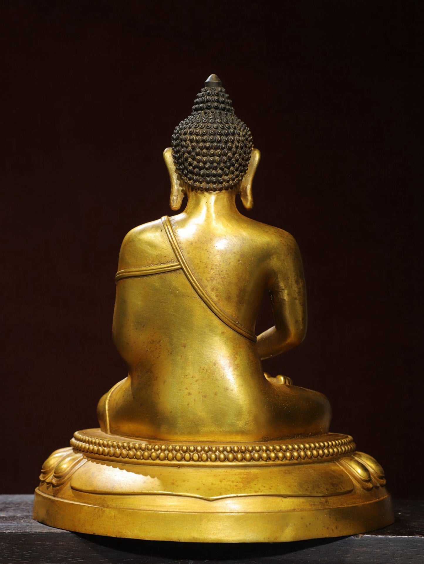 Bronze Plated Statue of Shakyamuni