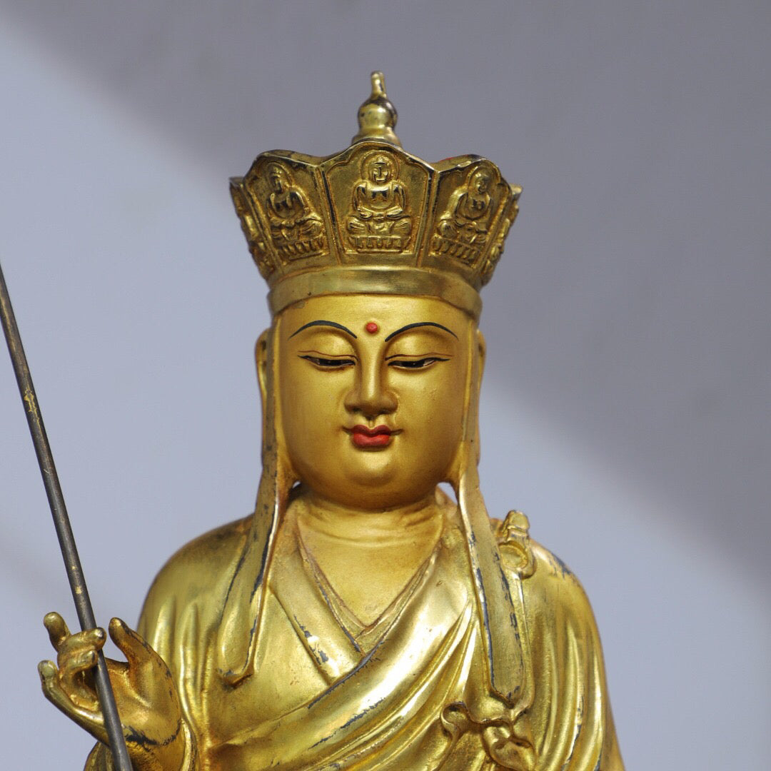 Chinese antique pure copper Buddha statues