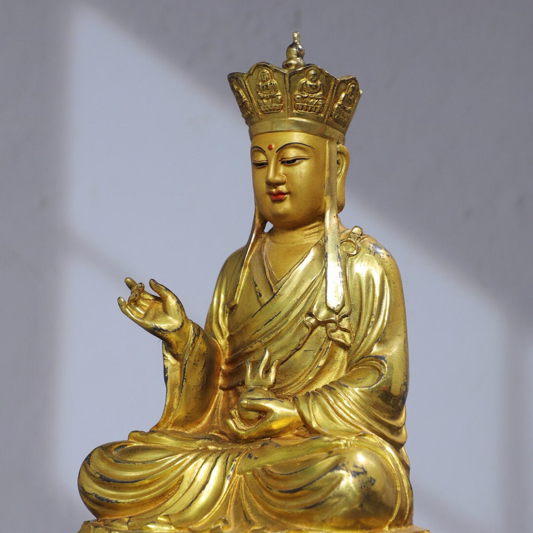 Chinese antique pure copper Buddha statues