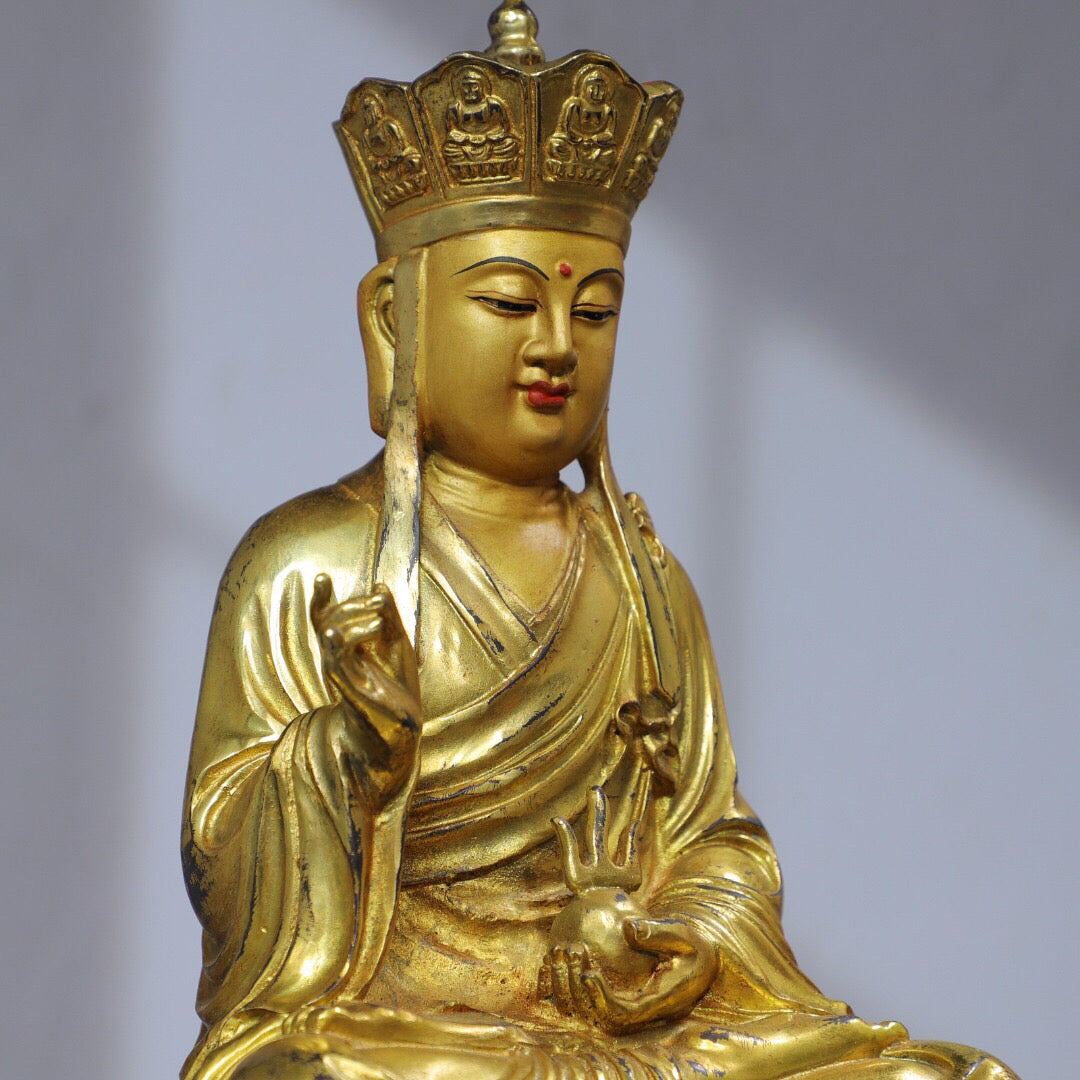 Chinese antique pure copper Buddha statues