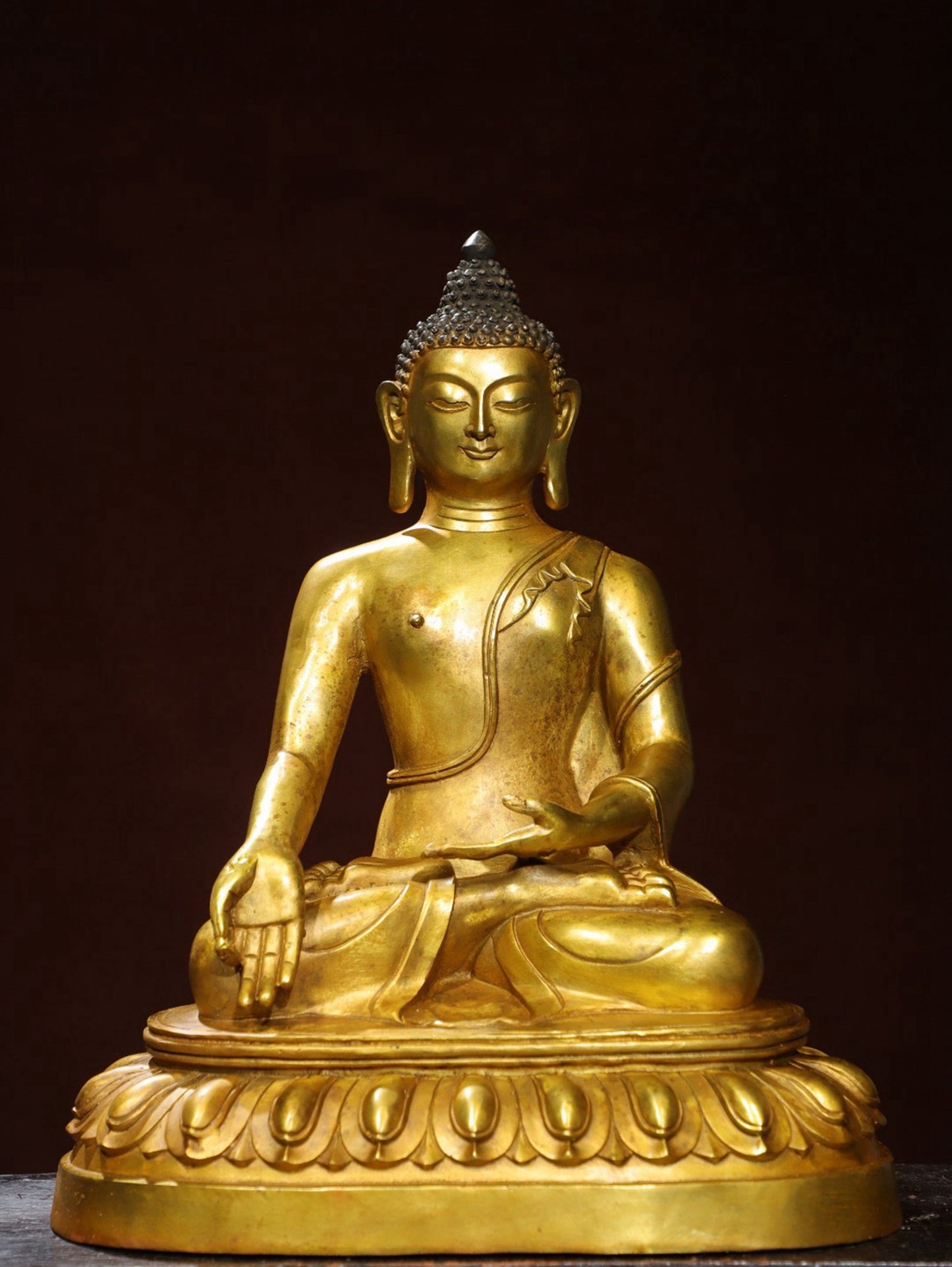 Bronze Plated Statue of the Great Sun Tathagata