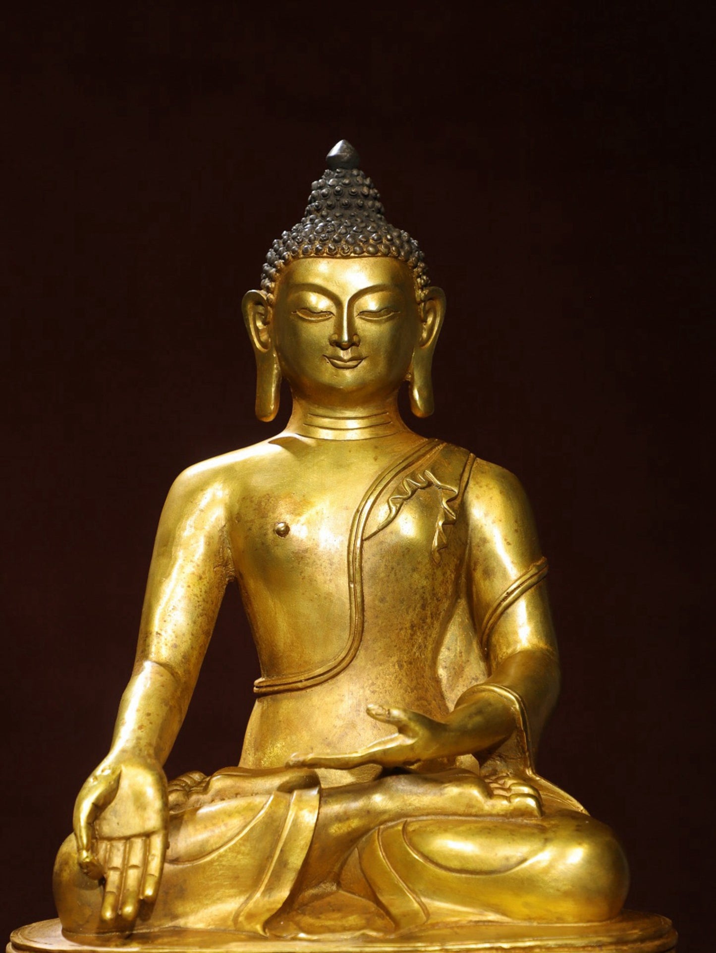 Bronze Plated Statue of the Great Sun Tathagata