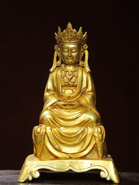Bronze Plated Avalokitesvara Statue